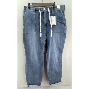 Judy Blue Womens 18W High Waist Jogger Jeans Medium Wash Stretch Denim NWT